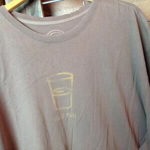 Life Is Good Men's Size XXL T-Shirt Brown